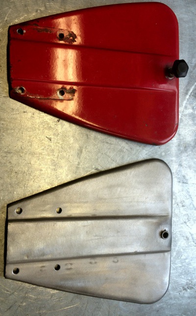Sattelplatten für Motorräder und Vespa restaurieren